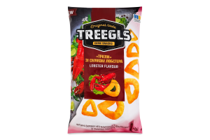 Сніданки сухі неглазуровані з добавками зі смаком лобстеру Treegls м/у 150г