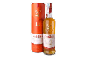 Виски 700мл 40% шотландский односолодовый 12 лет Triple Oak Glenfiddich тубус