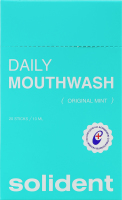 Набор ополаскивателей для ротовой полости Мята Solident 20х10мл