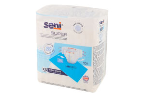 Підгузки д/дорослих Супер Екстра смолл 10шт Сені