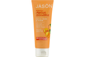 Jason Brightening Apricot Scrubble Facial Wash & Scrub