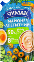 Майонез 50% Аппетитный Чумак д/п 500г