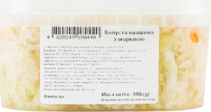 Капуста квашена з морквою ПП Діана-М п/у 400г