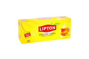 Чай Єлоу Лейбл чорний 25*2г Ліптон