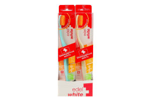 Щетка-флосс зубная мягкая со щетиной Konex Edel+White 1шт