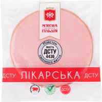 Ковбаса варена Лікарська М'ясна Гільдія в/с в/у 0.28кг