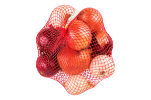 Цибуля мікс кольорів та смаків фасована