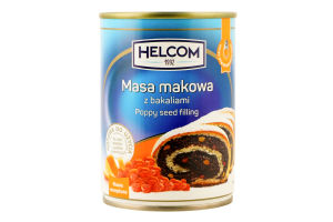 Начинка маковая с сухофруктами Helcom ж/б 380г