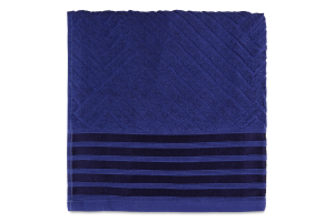 Рушник темно-синій махровий 70*140см 500г/м2 GM Textile