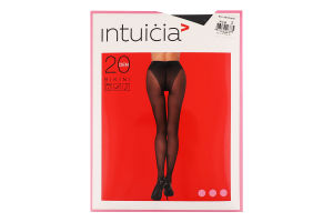 Колготи жіночі Bikini Premium чорні 20ден р.2 Intuicia