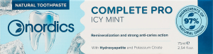 Паста зубная Icy Mint Complete Pro Cosmos Organic Nordics 75мл