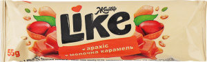 Цукерки Арахіс-молочна карамель Like Жайвір м/у 55г