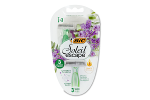Бритва с 3 лезвиями без сменных картриджей Soleil escape BiC 3шт