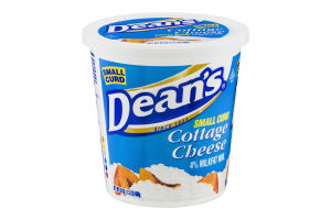 Dean's 4% Milkfat Cottage Cheese Small Curd