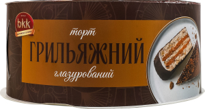 Торт Грильяжний глазурований Kyiv BKK к/у 450г