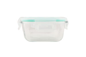 Контейнер д/зберігання 370мл скло з кришкою