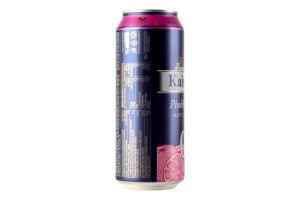 Пиво 500мл 0% безалкогольное светлое пшеничное пастеризованное Pink grapefruit Kaiserdom ж/б
