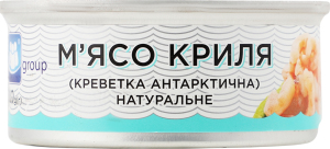 Мясо криля натуральное стерилизованное Euro Group ж/б 100г