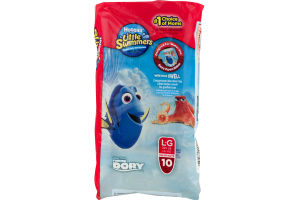 Huggies Little Swimmers Disposable Swimpants Disney L/G 32+ LB - 10 CT