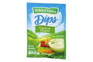Hidden Valley Dips Mix, Chive & Onion, 0.9 Ounce