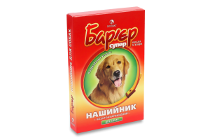 Нашийник д/собак інсектоакарицидний Бар"єр супер кольоровий 65*5см Продукт