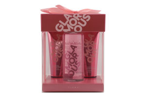 Набір Glamorous Гель д/душу 150мл+Крем д/тіла 70мл+Скраб д/тіла 70мл Liora