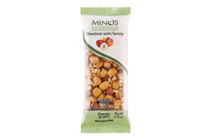 Батончик из фундука и меда Minos м/у 50г