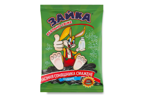 Насіння соняшника смажене солоне Зайка м/у 80г