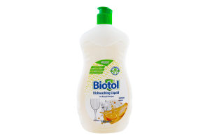 Засіб для миття посуду рідкий Lemon Biotol 500мл