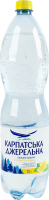 Напиток безалкогольный сильногазированный на ароматизаторах с ароматом лимона Карпатська джерельна п/бут 1.5л