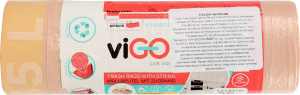 Пакети д/сміття viGO! Premium LD аромат помар 35л