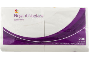 Ahold Elegant Napkins Luncheion - 200 CT