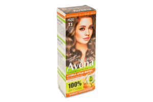 Крем-краска для волос стойкая Naturals №7.1 Avena 1шт