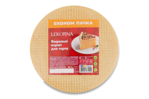 Коржи вафельные для торта Lekorna м/у 140г