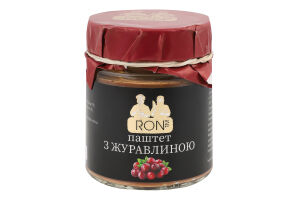 Паштет з журавлиною Ron с/б 160г