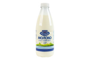 Молоко 2.5% пастеризованное Простонаше п/бут 870г