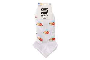 Шкарпетки жіночі Квіти занижені р.23-25 Premier Socks