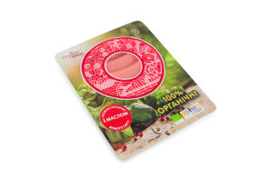 Сосиски органічні з маслом Organic Meat в/с лоток 300г