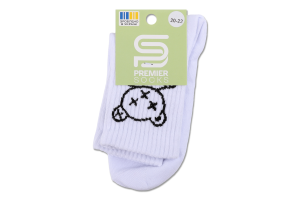 Шкарпетки дит Premier socks ТініХаракт біл р.20-22