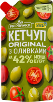 Кетчуп пастеризованный Original с оливками Pripravka д/п 250г