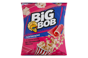 Попкорн зі смаком бекону Детективний бекон Big Bob м/у 80г
