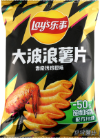 Чипси Lays картопляні хвил смак смаж куряч крильця