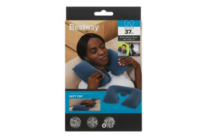 Подушка надувная флоковая 37х24х10см №67006N Bestway 1шт