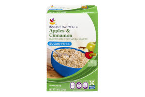 Ahold Instant Oatmeal Apples & Cinnamon Sugar Free - 8 CT