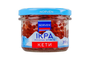 Икра кеты зернистая Norven с/б 200г