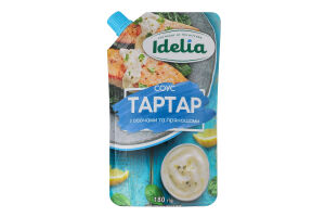 Соус с овощами и пряностями Тартар Idelia д/п 180г