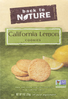 Back To Nature California Lemon Cookies