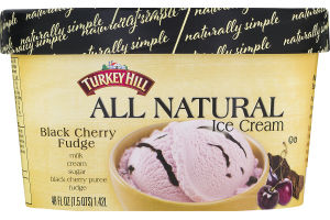 Turkey Hill All Natural Ice Cream Black Cherry Fudge