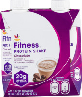 Ahold Fitness Protein Shake Chocolate - 4 CT