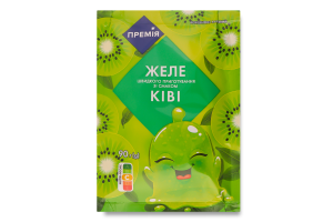 Желе быстрого приготовления со вкусом киви Премія м/у 90г